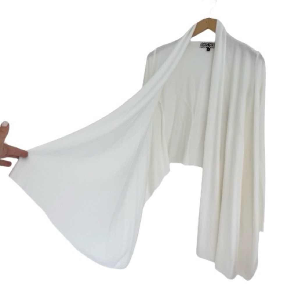 Groceries Apparel Lyocell Fleece Wrap Cardigan - Picture 2 of 6